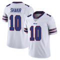 Choea B.Bills #10 Khalil Shakir Player White Vapor Untouchable Limited Stitched Jerseys