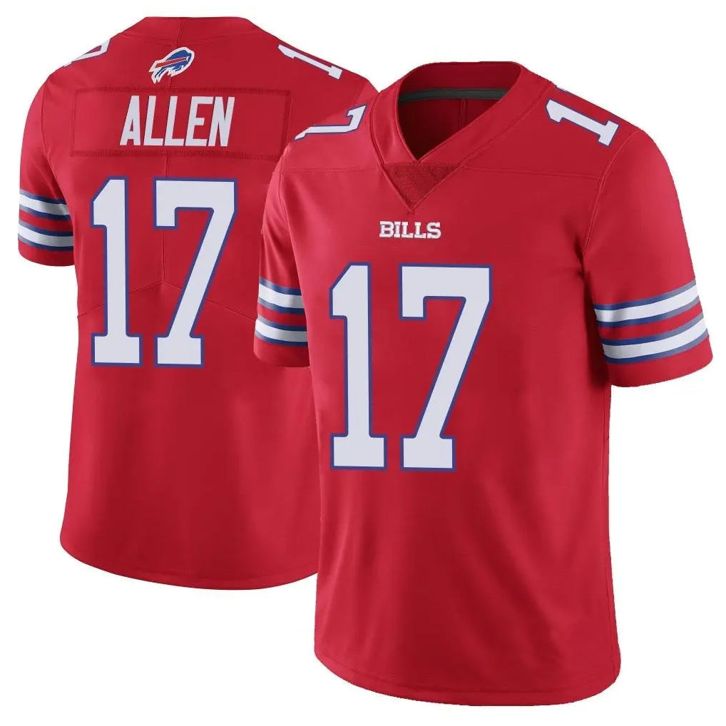 Choea B.Bills #17 Josh Allen Player Red Vapor Untouchable Limited Home Game Stitched Jerseys