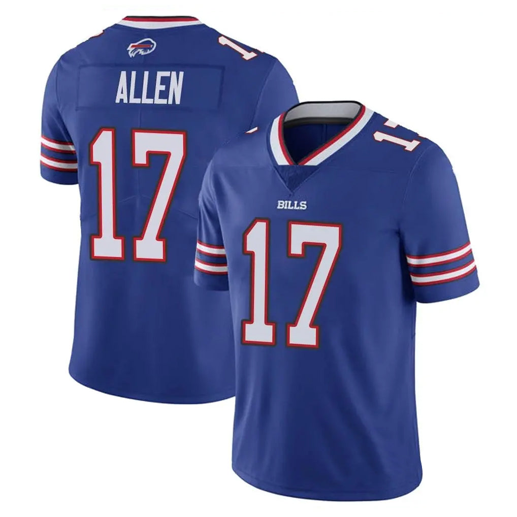 Choea B.Bills #17 Josh Allen Player Royal Vapor Untouchable Limited Stitched Jerseys