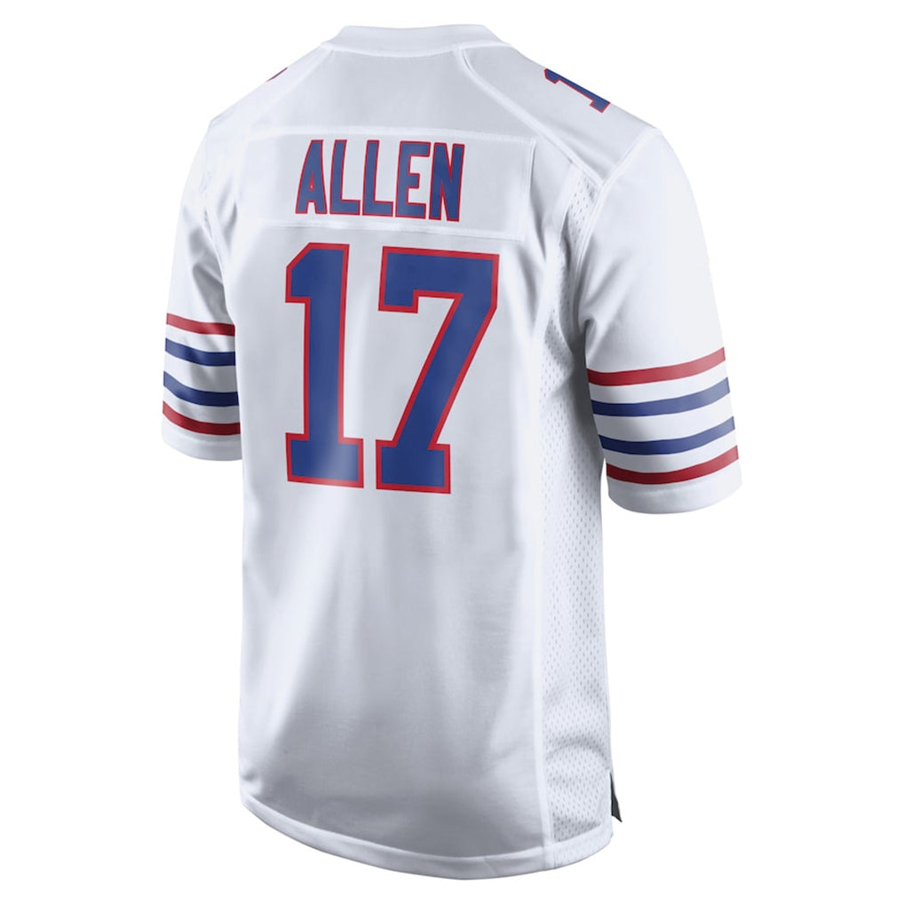 Choea B.Bills #17 Josh Allen Player White Limited Game Stitched Jerseys