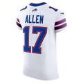 Choea B.Bills #17 Josh Allen White Vapor F.U.S.E. Elite Stitched Jerseys