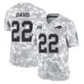 Choea B.Bills #22 Ray Davis Player Arctic Camo Salute to Service Limited Stitched Jerseys