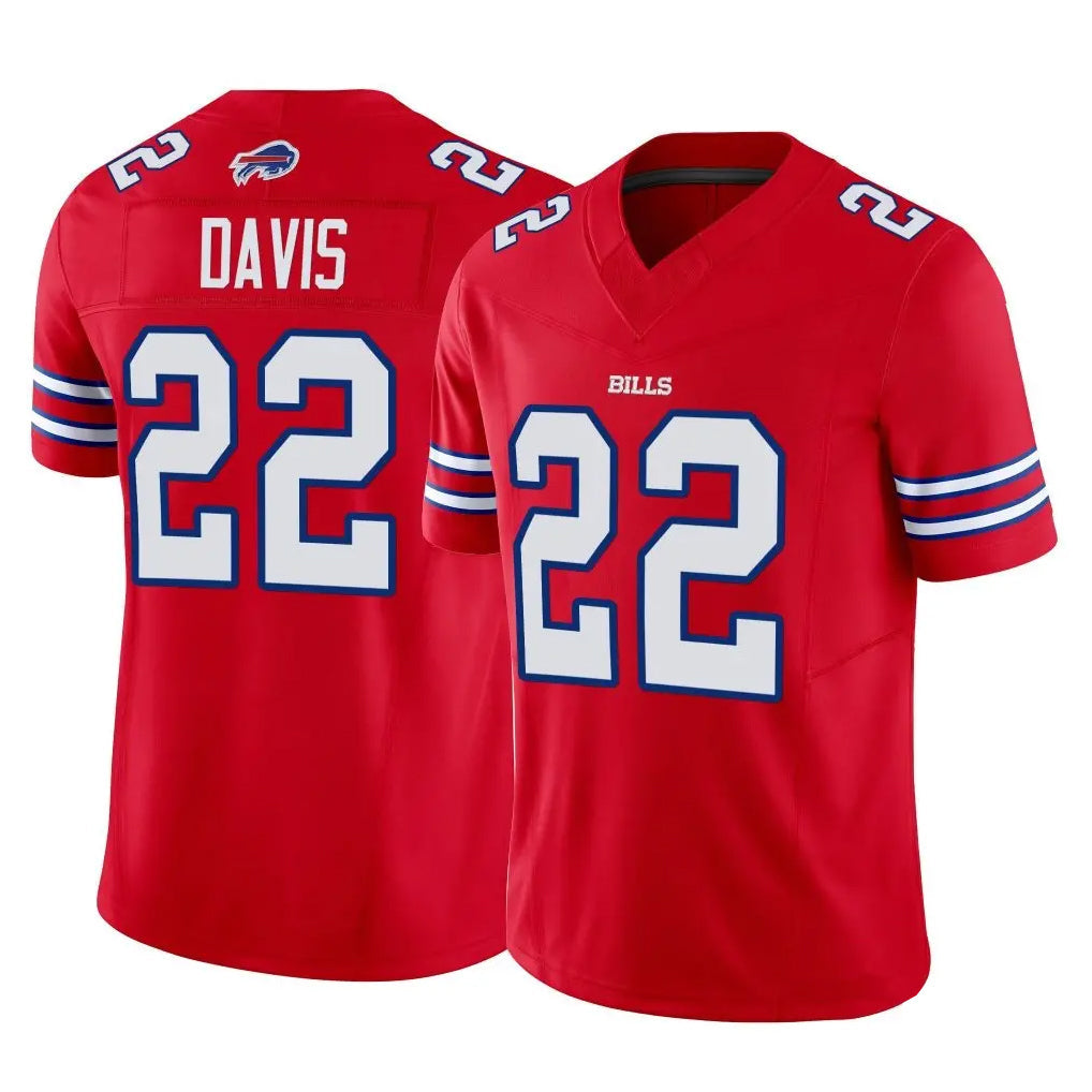 Choea B.Bills #22 Ray Davis Player Red Vapor F.U.S.E. Limited Stitched Jerseys
