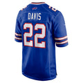 Choea B.Bills #22 Ray Davis Player Royal Home Game Stitched Jerseys