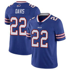 Choea B.Bills #22 Ray Davis Player Royal Vapor Limited Stitched Jerseys
