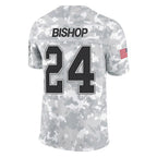 Choea B.Bills #24 Cole Bishop Player Arctic Camo Salute to Service Limited Stitched Jerseys