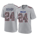 Choea B.Bills #24 Cole Bishop Player Gray Fashion Home Game Stitched Jerseys