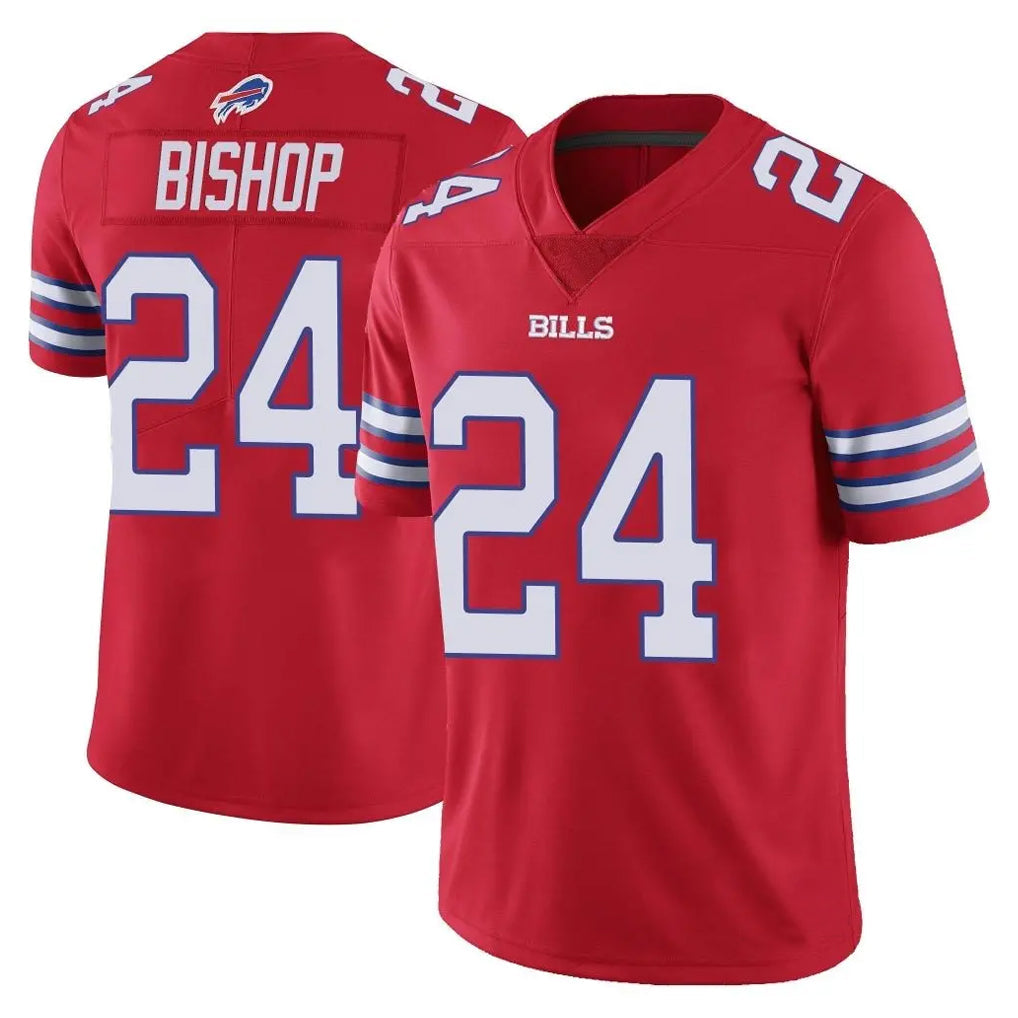 Choea B.Bills #24 Cole Bishop Player Red Vapor Untouchable Limited Home Game Stitched Jerseys
