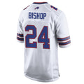Choea B.Bills #24 Cole Bishop Player White Home Game Stitched Jerseys