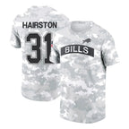 Choea B.Bills #31 Maxwell Hairston Player Arctic Camo Salute to Service T-Shirt Hoodies Stitched Jerseys