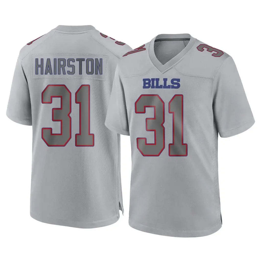 Choea B.Bills #31 Maxwell Hairston Player Gray Fashion Home Game Stitched Jerseys