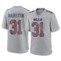 Choea B.Bills #31 Maxwell Hairston Player Gray Fashion Home Game Stitched Jerseys