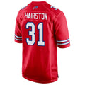 Choea B.Bills #31 Maxwell Hairston Player Red Home Game Stitched Jerseys