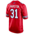 Choea B.Bills #31 Maxwell Hairston Player Red Home Game Stitched Jerseys