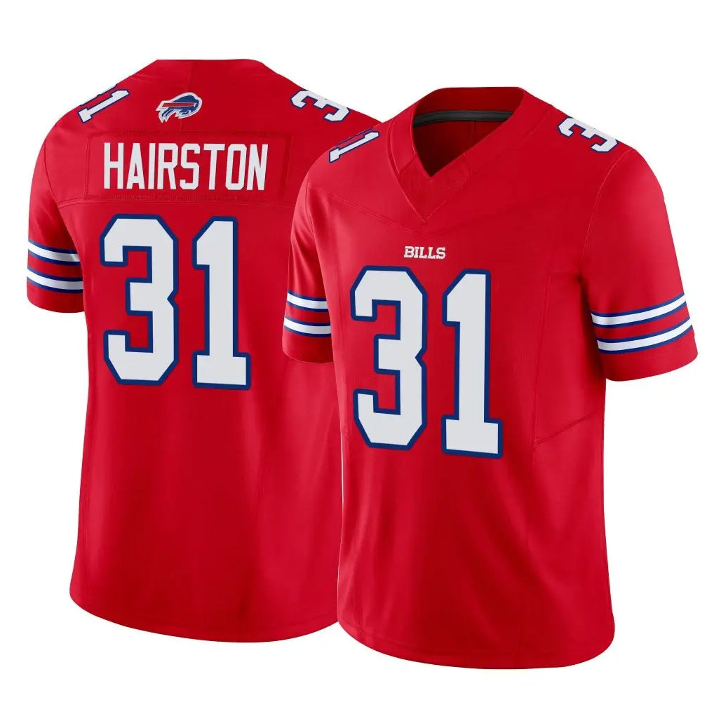 Choea B.Bills #31 Maxwell Hairston Player Red Vapor F.U.S.E. Limited Home Game Stitched Jerseys
