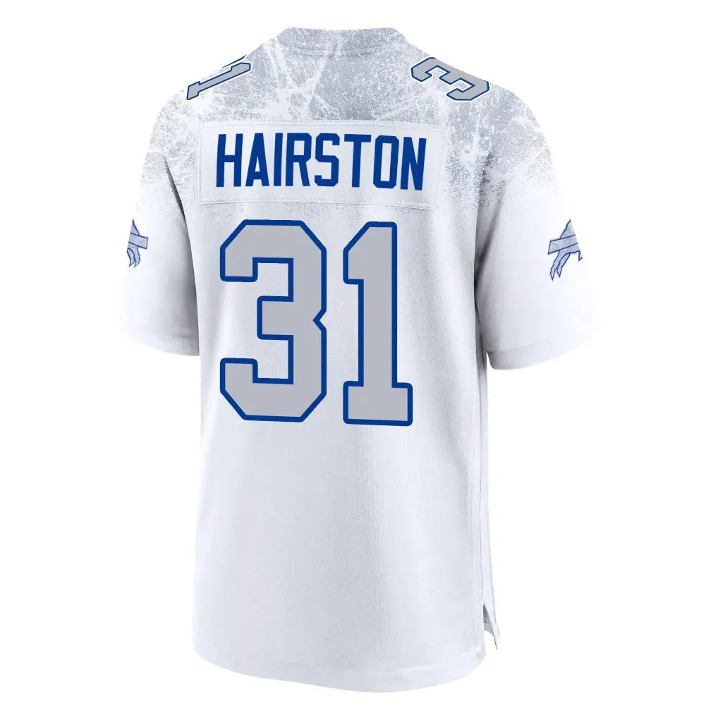 Choea B.Bills #31 Maxwell Hairston Player White Rivalries Collection Game Stitched Jerseys