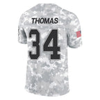 Choea B.Bills #34 Thurman Thomas Player Arctic Camo Salute to Service Limited Stitched Jerseys