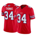Choea B.Bills #34 Thurman Thomas Player Red Vapor F.U.S.E. Limited Home Game Stitched Jerseys