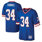 Choea B.Bills #34 Thurman Thomas Player Royal Mitchell & Ness Legacy Replica Stitched Jerseys