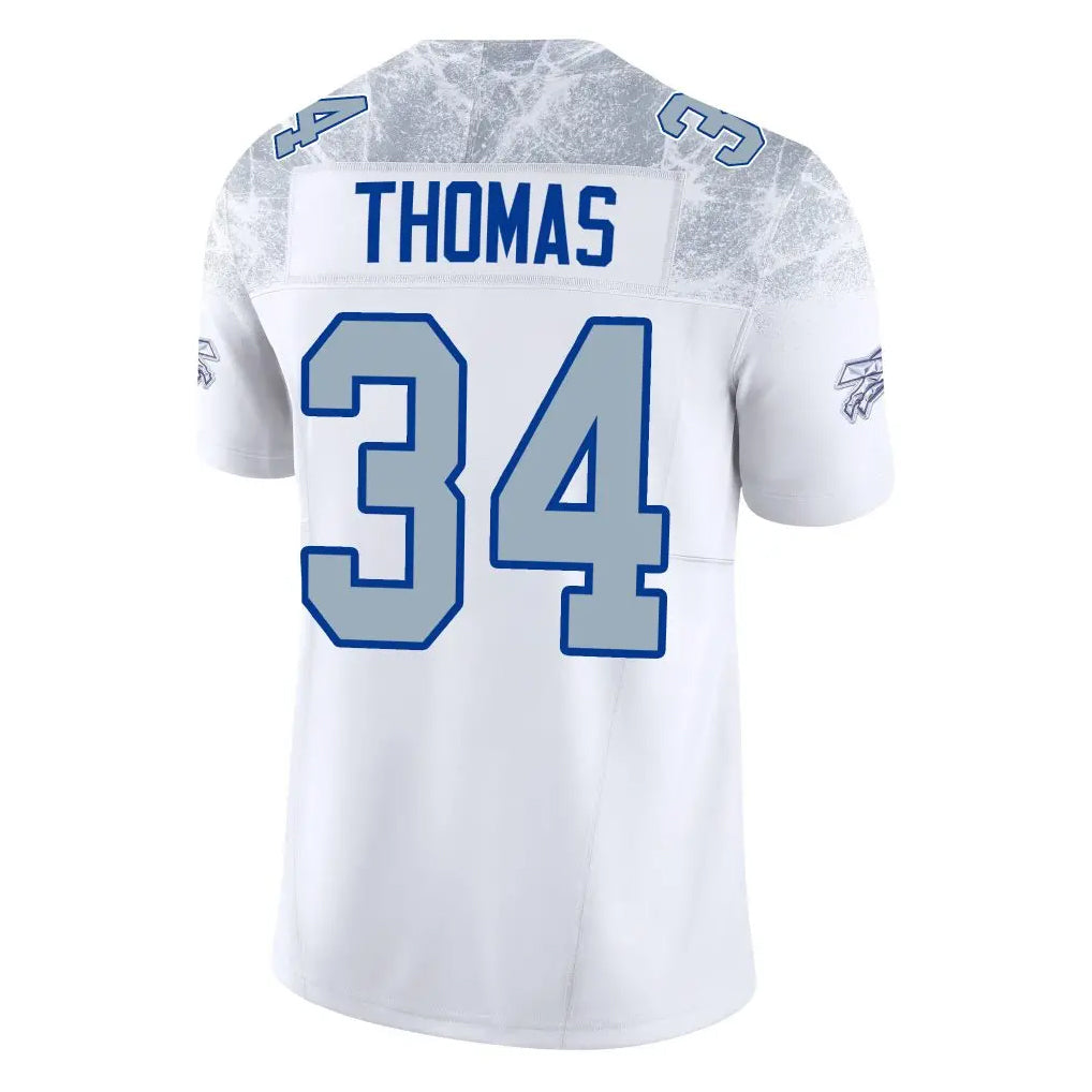 Choea B.Bills #34 Thurman Thomas Player White Rivalries Collection Vapor Limited Stitched Jerseys