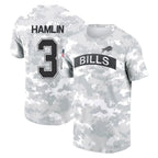 Choea B.Bills #3 Damar Hamlin Player Arctic Camo Salute to Service T-Shirt Hoodies Stitched Jerseys