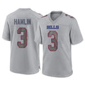 Choea B.Bills #3 Damar Hamlin Player Gray Home Game Stitched Jerseys