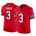 Choea B.Bills #3 Damar Hamlin Player Red Vapor F.U.S.E. Jersey Limited Home Game Stitched Jerseys