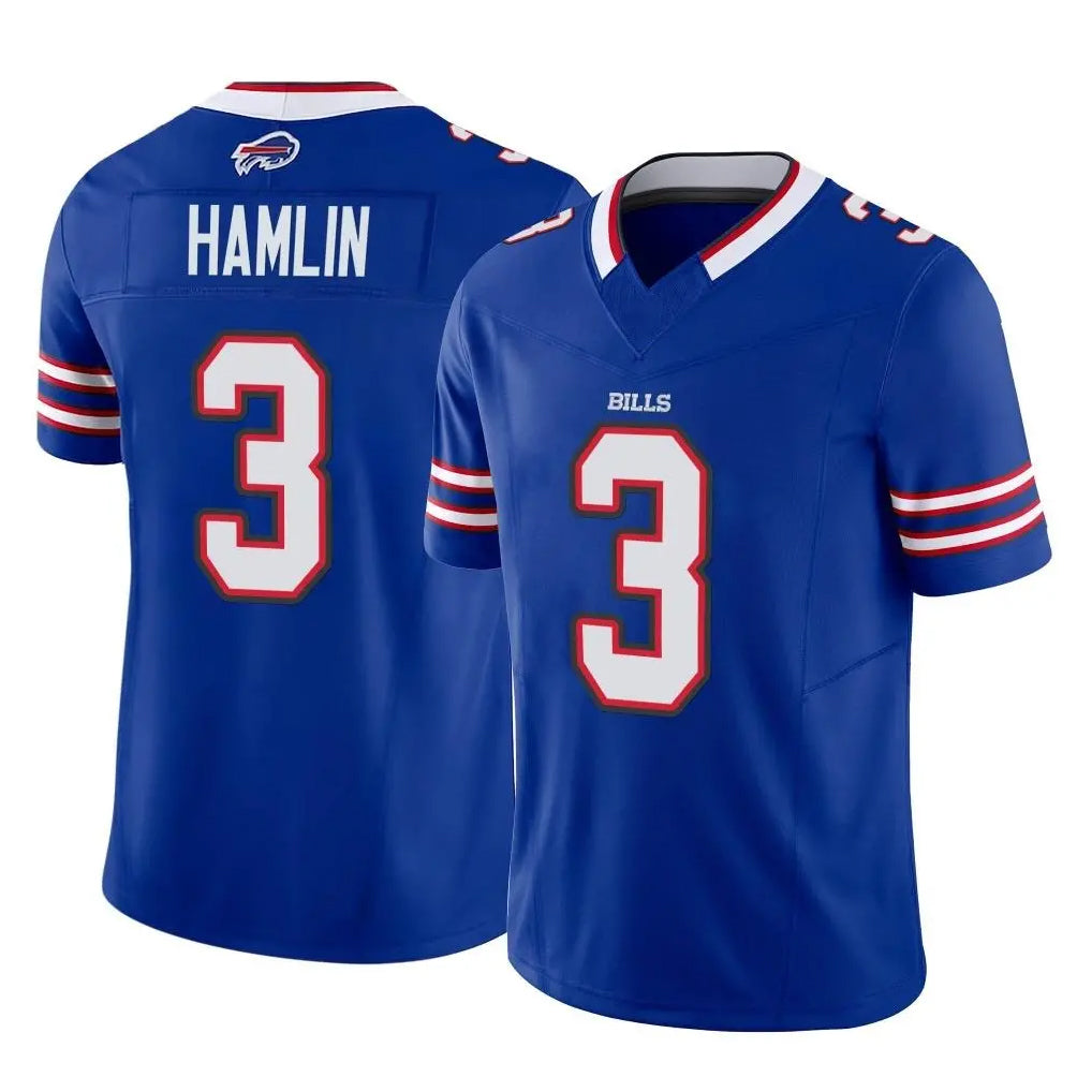 Choea B.Bills #3 Damar Hamlin Player Royal Vapor F.U.S.E. Limited Home Game Stitched Jerseys