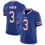 Choea B.Bills #3 Damar Hamlin Player Royal Vapor Untouchable Limited Stitched Jerseys