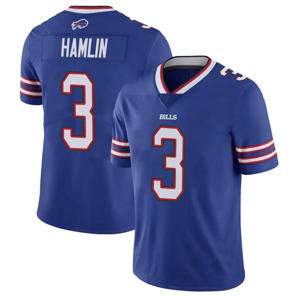 Choea B.Bills #3 Damar Hamlin Player Royal Vapor Untouchable Limited Stitched Jerseys