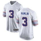 Choea B.Bills #3 Damar Hamlin Player White Alternate Game Stitched Jerseys