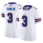 Choea B.Bills #3 Damar Hamlin Player White Vapor F.U.S.E. Limited Stitched Jerseys