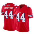 Choea B.Bills #44 Joe Andreessen Player Red Vapor F.U.S.E. Limited Home Game Stitched Jerseys