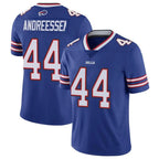 Choea B.Bills #44 Joe Andreessen Player Royal Vapor Untouchable Limited Stitched Jerseys