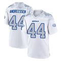 Choea B.Bills #44 Joe Andreessen Player White Rivalries Collection Stitched Jerseys