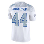 Choea B.Bills #44 Joe Andreessen Player White Rivalries Collection Vapor Limited Stitched Jerseys