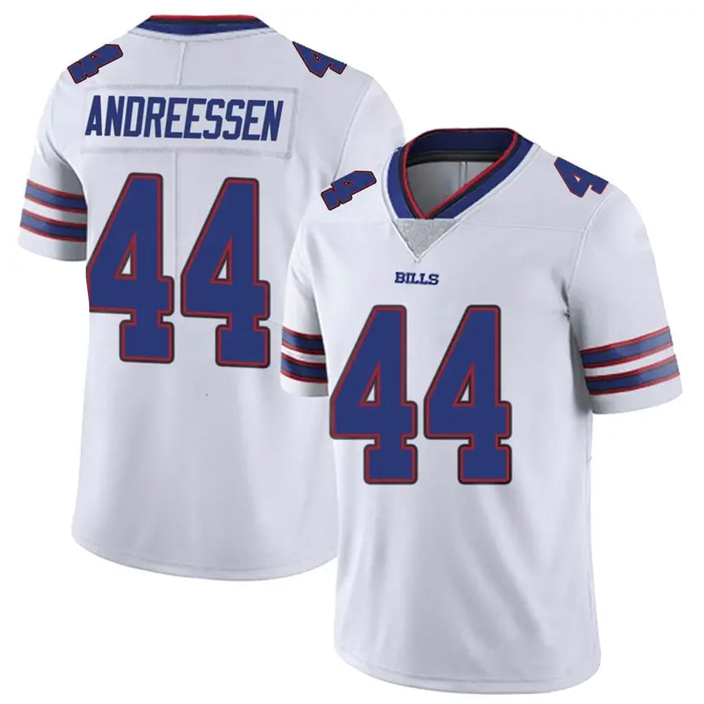 Choea B.Bills #44 Joe Andreessen Player White Vapor Untouchable Limited Stitched Jerseys
