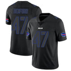 Choea B.Bills #47 Christian Benford Player Black Impact Limited Stitched Jerseys