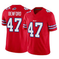 Choea B.Bills #47 Christian Benford Player Red Vapor F.U.S.E. Limited Stitched Jerseys