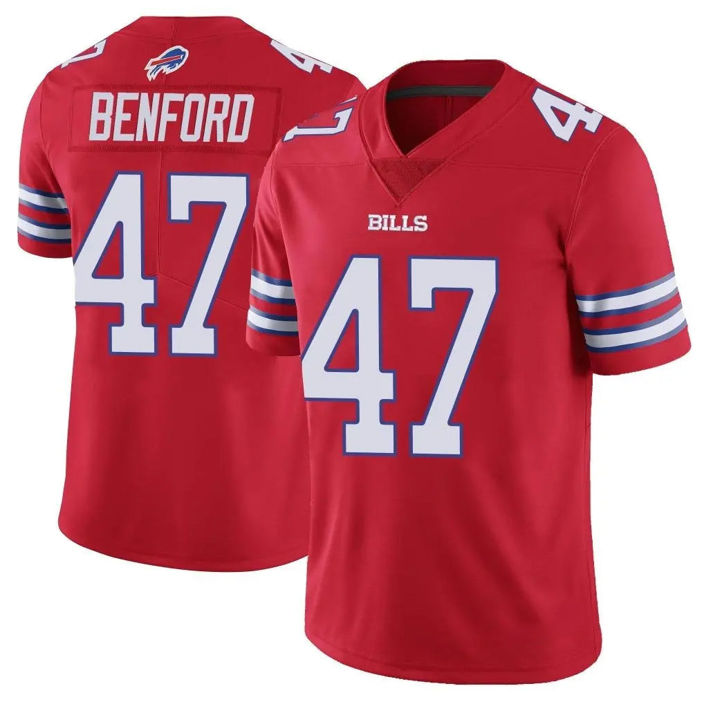 Choea B.Bills #47 Christian Benford Player Red Vapor Untouchable Limited Stitched Jerseys