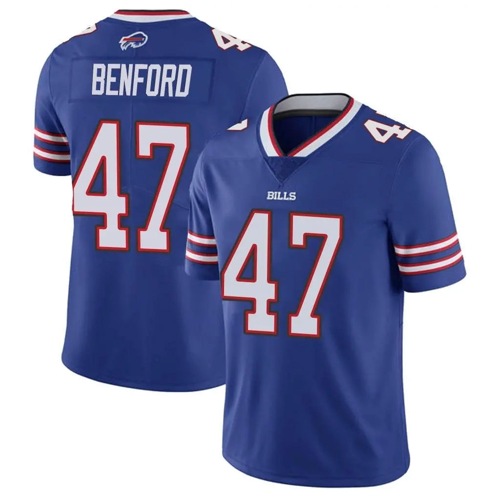 Choea B.Bills #47 Christian Benford Player Royal Vapor Untouchable Limited Stitched Jerseys