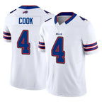 Choea B.Bills #4 James Cook III Player White Vapor F.U.S.E. Limited Stitched Jerseys