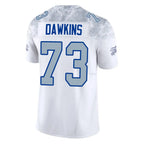 Choea B.Bills #73 Dion Dawkins Benford Player White Rivalries Collection Limited Home Game Stitched Jerseys
