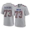 Choea B.Bills #73 Dion Dawkins Player Gray Fashion Home Game Stitched Jerseys