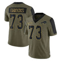 Choea B.Bills #73 Dion Dawkins Player Olive Salute To Service Limited Home Stitched Jerseys