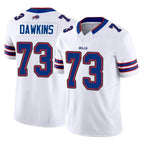 Choea B.Bills #73 Dion Dawkins Player White Vapor F.U.S.E. Limited Home Game Stitched Jerseys