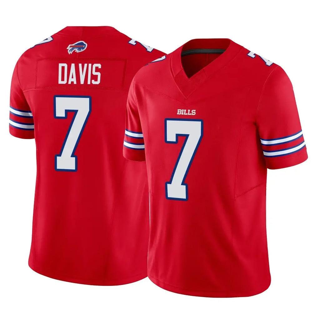 Choea B.Bills #7 Ray Davis Player Red Vapor F.U.S.E. Limited Stitched Jerseys