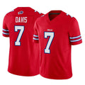 Choea B.Bills #7 Ray Davis Player Red Vapor F.U.S.E. Limited Stitched Jerseys