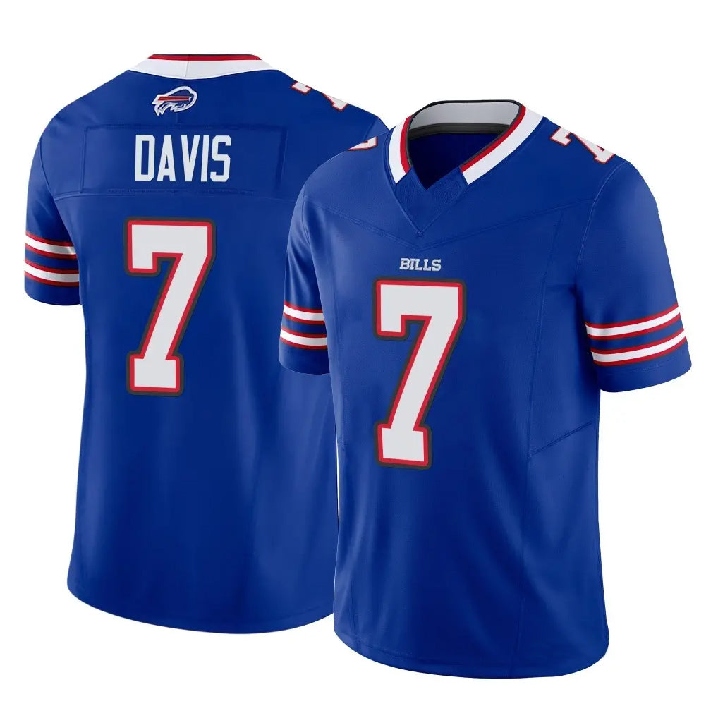Choea B.Bills #7 Ray Davis Player Royal Vapor F.U.S.E. Limited Game Stitched Jerseys