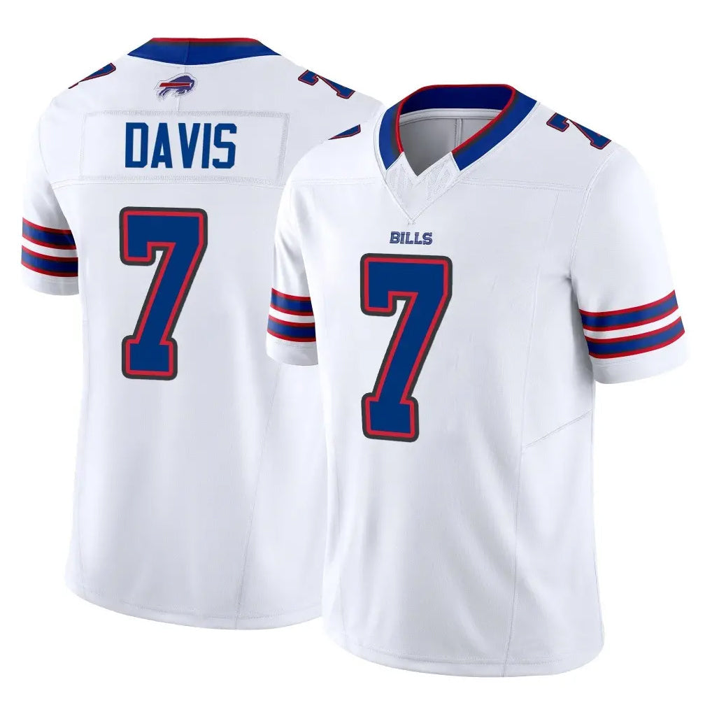 Choea B.Bills #7 Ray Davis Player White Vapor F.U.S.E. Limited Stitched Jerseys